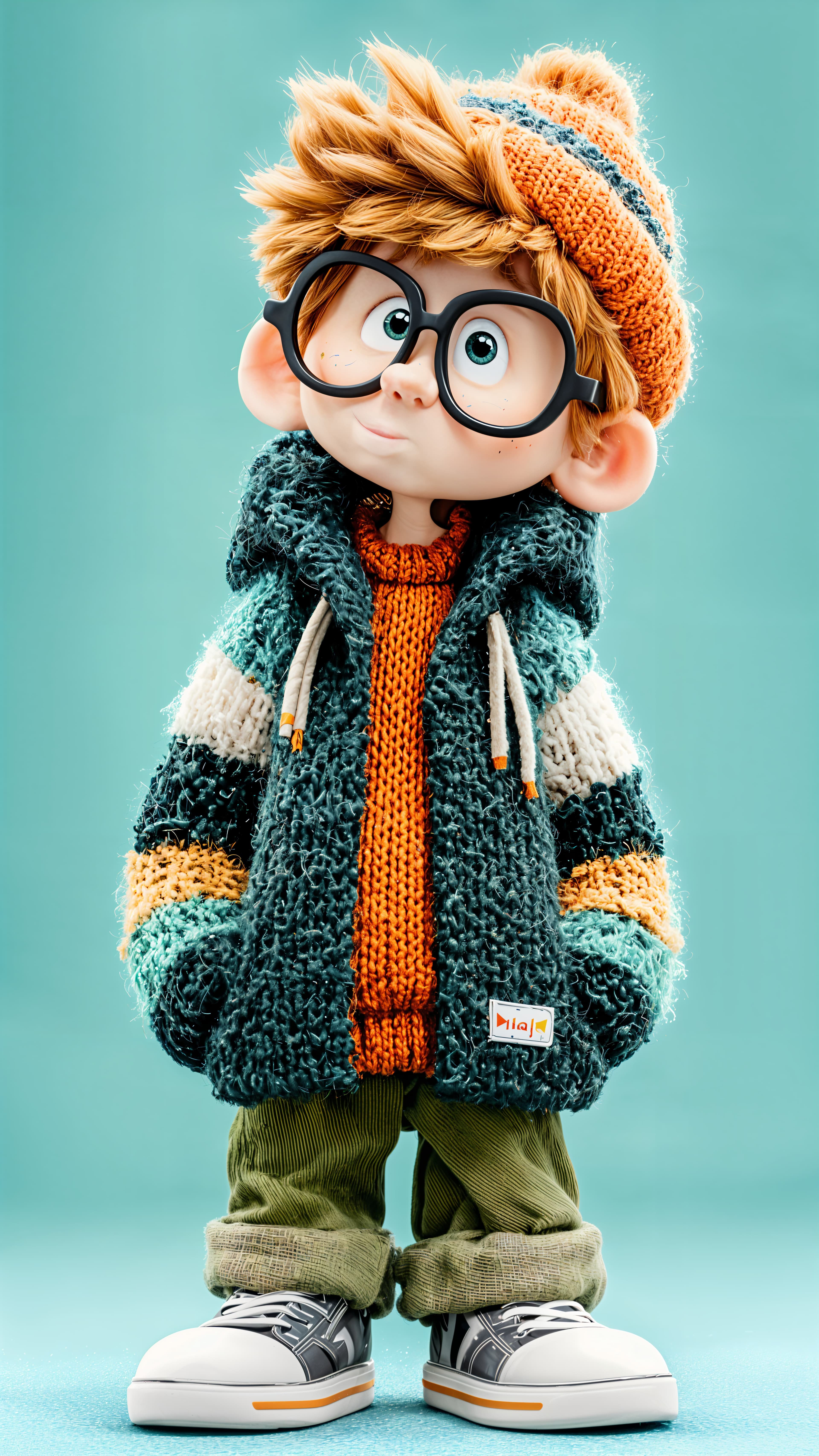 3D render after AI upscaling