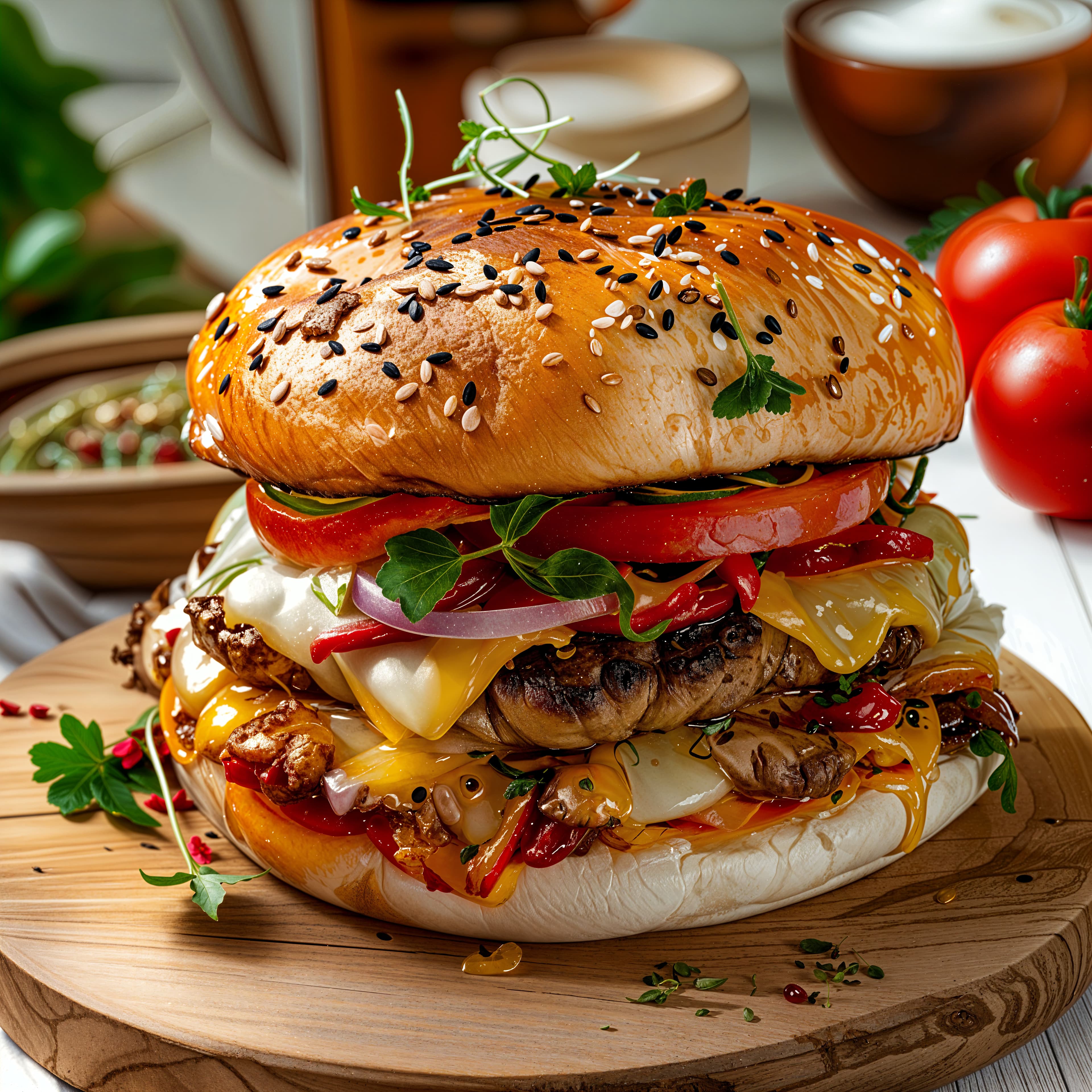 Food photo after AI upscaling