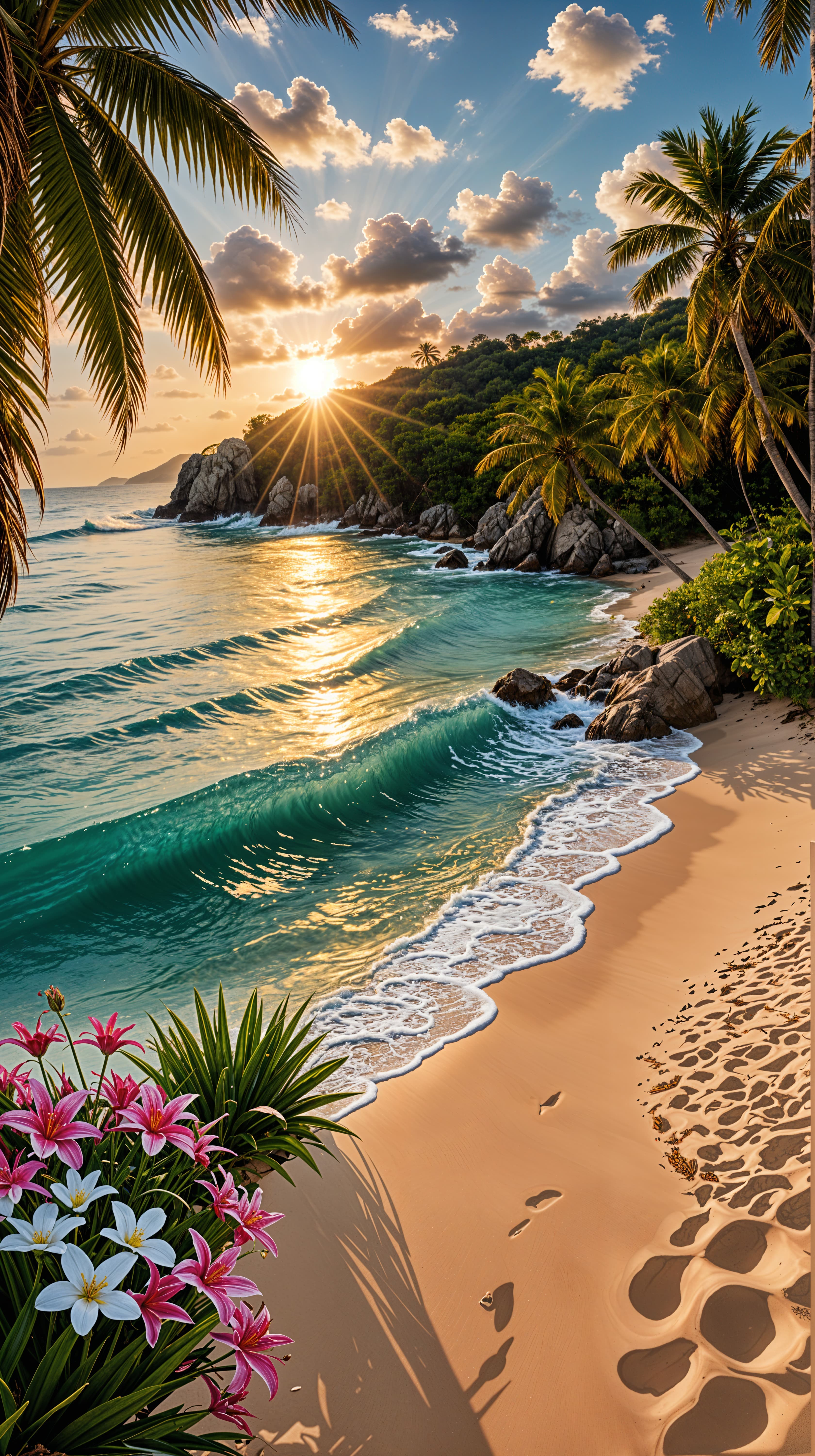 Portrait landscape after AI upscaling