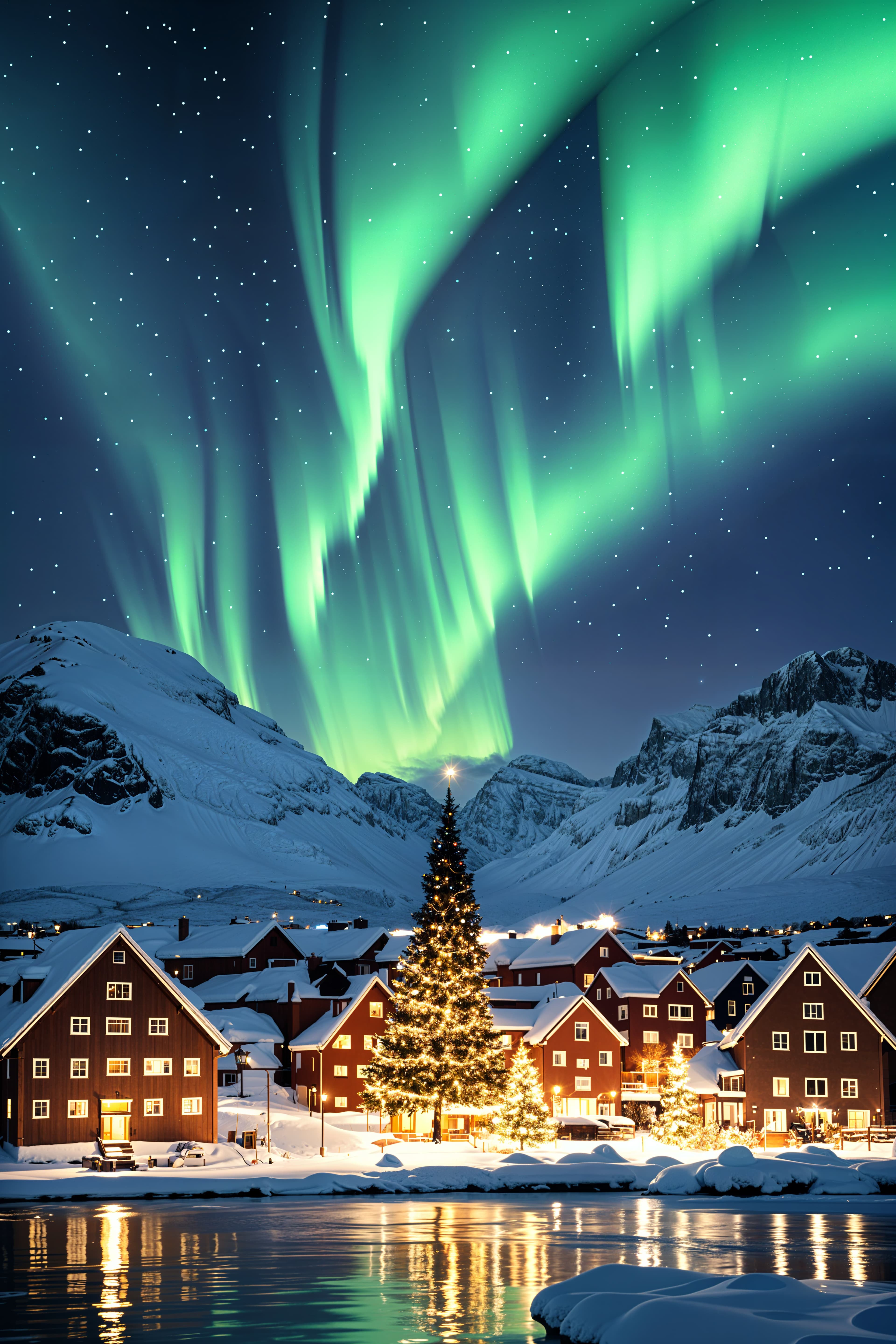 Portrait landscape after AI upscaling